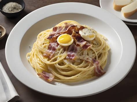  Spaghetti alla Carbonara: A symphony of creamy richness and salty decadence!